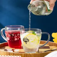 在飛比找ETMall東森購物網優惠-姆明Moomin日本進口耐熱玻璃杯馬克杯禮盒裝杯子家用水杯透
