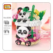 [Loz] Loz Loz Mini Blocks Panda Peach Oolong Building Bricks Set 11 X 11 X 11Cm