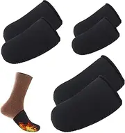 3 Pairs of Toe Warmers, AMONENZ Thermal Toe Caps, Neoprene Toe Warmers, Reusable Neoprene Socks, for Cycling, Running, Hiking, Ice Bathing or Winter Sports