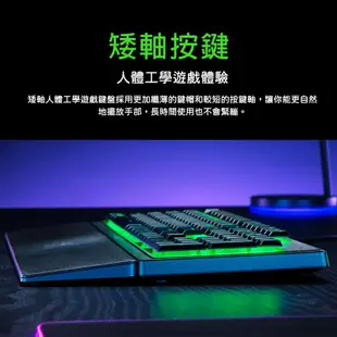 Razer ORNATA V3 X 雨林狼蛛鍵盤 靜音薄膜按鍵軸/防潑水/人體工學護腕墊