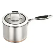 Scanpan Coppernox - Copper Based Saucepan with Glass Lid 18cm 2.5Ltr