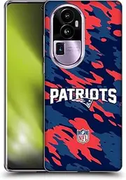 Head Case Designs Officially Licensed NFL Camou New England Patriots Logo Soft Gel Case Compatible with Oppo Reno10 Pro+
