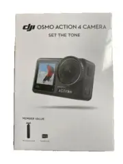 DJI-Osmo Action 4, 4K Camera Bundle with Mini Extension Rod & 128GB MicroSD Card