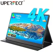 15.6" 4K Portable Monitor Type-C USB C For HD Laptop PC PS3 PS4 SWITCH Xbox