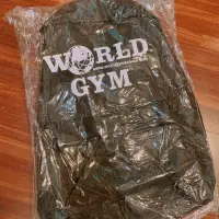 在飛比找蝦皮購物優惠-World gym 運動包 網袋 束口袋 束口包 後背包 斜