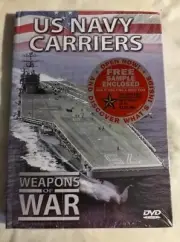 US Navy Carriers: Weapons of War (2006 documentary) FS DVD, 25-pg book & letter