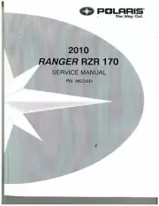 2010 Polaris Ranger RZR 170 Service Manual : 9922491