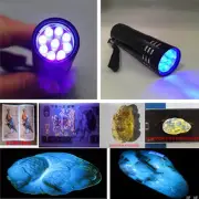 New 9 LED Blue Light UV ULTRA VIOLET BLACKLIGHT Flashlight Lamp money Choice