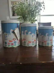The Creative Circle Tin Nesting Canisters Geese Gifts And Decorative Accessories