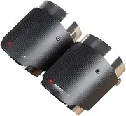 Carbon Fiber Exhaust Muffler Tube Compatible For Jaguar F-PACE F PACE Tail Pipe Tipe Throat Retroftting The Tailpipe Accessories