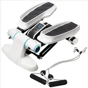 Fitness Stair Pedal, mini Climbing Steps, Exercise Machine with Resistance Band and LCD Display, Suitable for Indoor SPO