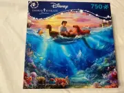 Thomas Kinkade DISNEY The Little MERMAID movie Ariel Jigsaw PUZZLE NEW 750 pc LM