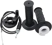 22mm 7/8 Inch Universal Motorcycle Handle Grips and Throttle Set Motorbike Accessories