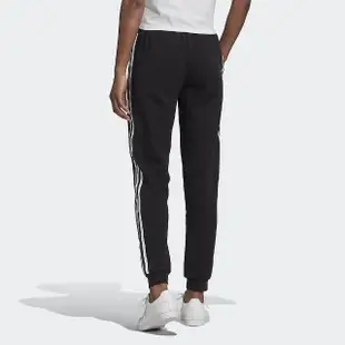 【adidas 愛迪達】長褲 女款 運動長褲 縮口褲 三葉草 國際碼 SLIM PANTS 黑 GD2255