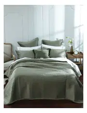 [M.M Linen] Terrace Bed Cover Set in Thyme