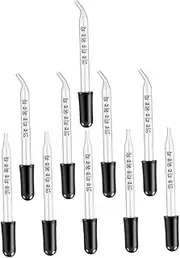 NAMOARLY Straight-tip Glass Dropper Pack 40 Pcs Essential Oils Pipette 1ml Dropper Accurate Dosage Material