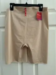 NWT SPANX Thinstincts Mid Thigh Shaper Shorts Soft Nude 2XL XXL Cotton Gusset