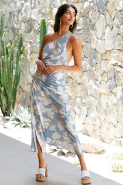 Live The Knowing Maxi Dress Blue