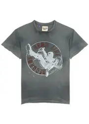 Gallery Dept. Headline Records Printed Cotton T-shirt - Black S