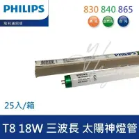 在飛比找蝦皮購物優惠-划得來燈飾 整箱25  飛利浦 PHILIPS TLD-18