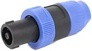 SCHAAN Stage Speaker Adapter 4-Pin Plug Cannon Head Audio Amplifier 4-Pin Ohm Socket for