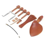 Violin Part Acc Jujube Wood With ChinRest/ Endpin/Tailpiece/Tuning Pegs/Gut MGR