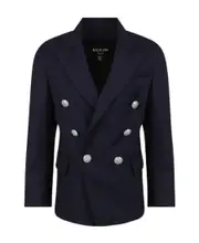 Balmain Kids Double-Breasted Tailored Blazer 12 Black