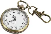 [Beaupretty] 1Pc Nurse Pocket Watch with Keychain Vintage Hanging Nurse Fob Watch for Medical Professionals Dial Design for Easy Viewing for Exams and Hospital Use