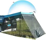 SUV Camping Tents, SUV Rear Door Tent - Car Awning, Rear Door Net, Tent - UV Protection Car Roof Awning, Tents