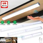 60 LED Rechargeable USB Motion Sensor Closet Lights Cordless Under Cabinet