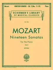 Mozart 19 Sonatas Book 2 English Spanish Sheet Music Piano Solo Book 050258600