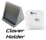Angled Desk Stand Kiosk Mount for Clover Square Gen1 Credit Card Reader Chip Tap