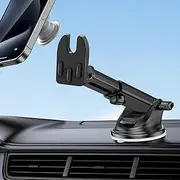JCTRIWAY Car Mount for Pop Socket, Dashboard Windshield Car Phone Holder Compatible with Popsocket, Powerful Suction Cup Car Phone Mount Fits All Smartphones with Pop Grip