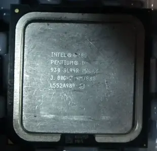 CPU Pentium D 930 3Ghz SL94R 800外頻4 4M P4 LGA775 3G PD930