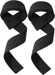 Wrist Straps for Weight Lifting, Lifting Straps with Nylon Gym Wraps Extra Hand Grips Support for Strength Training Bodybuilding Deadlifting