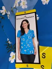 Hilary Radley Womens Lot of 2 Tops Bundle Blouse Floral PrintedCasual XS,S(PickS