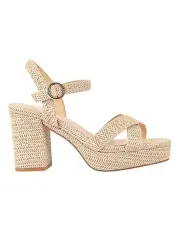 [VERALI] Heppell Platform Heels in Raffia