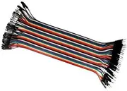 BRIGHTFUFU Pin Male to Female Jumper Wires Breadboard Ribbon Cables for Standard Sockets Versatile Connector for Electronics Projects High Grade Wire
