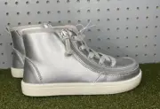 Billy Big Kids Hightop Shoes Haring Zipper Silver Silver 093060761 Size 1 Youth