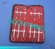12 Pcs Aspirating Syringe CW Type 1.8mL Dental Insturments Kit, DL-12
