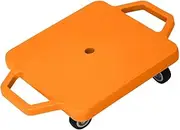 Indoor Scooter Board with Handles 11.2 Inches with Casters Sit Down Scooter for Homeschool