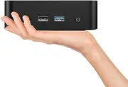 TRIGKEY Mini PC, Key-N100(4C/4T, Up to3.4GHz), 16G DDR4 500G SSD, Mini Desktop Computer Support 2 * 1000M LAN, 2*HDMI Output, WiFi-5, BT5.0, Wake-on-LAN, Auto Power on Mini Computer