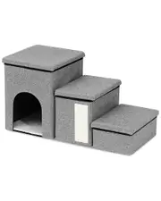 Fresh Fab Finds 3-Step Pet Ramp, House & Scratcher
