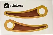 Wishbone 3003 Recycled Bike Sticker Woodie