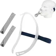Replacement Headgear with Silicone Frame fit for ResMed Swift FX Nasal Pillows CPAP Mask, for ResMed Swift FX Headgear Including Adjustable Silicone Frame & Back Headgear & 2 Strap Wraps