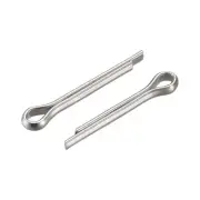 Split Cotter Pin, 2.5mm x 12mm Stainless Steel Clip Fastener Fitting, 30Pcs