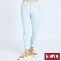 在飛比找momo購物網優惠-【EDWIN】男裝 大尺碼-503EDGE窄直筒牛仔褲 綠色