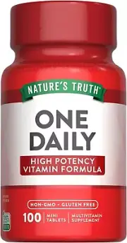Nature's Truth One Daily Vitamin Formula, 100 Mini Tablets 840093106162VL