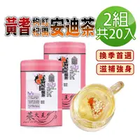 在飛比找ETMall東森購物網優惠-【蔘大王】黃耆安迪茶包X2組（6gX10入/組）黃耆紅棗枸杞