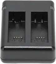 Camera Battery Chager, AHDBT-901 Dual Charge Double Slot Camera Battery Charger with USB Interface and Short Circuit